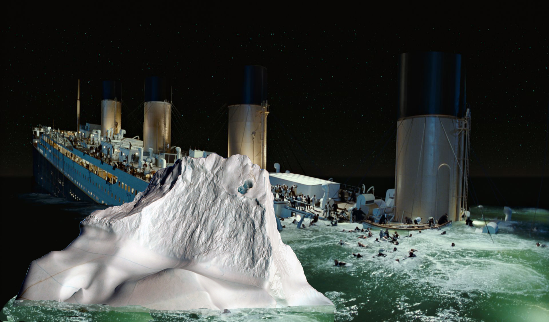 titanic iceberg