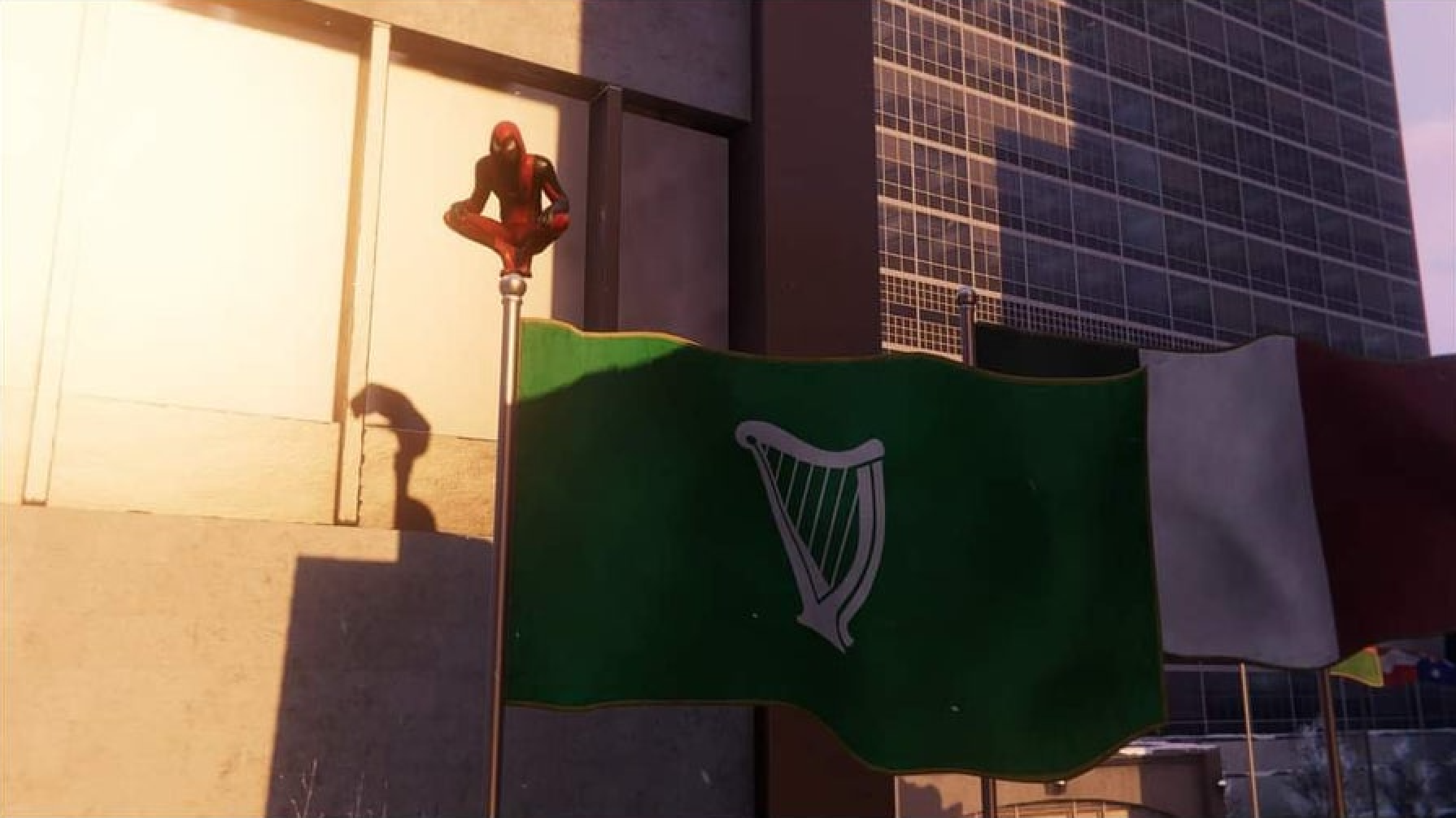 United Ireland Flag Discovered in the new Spider-Man Video Game - Oxygen.ie